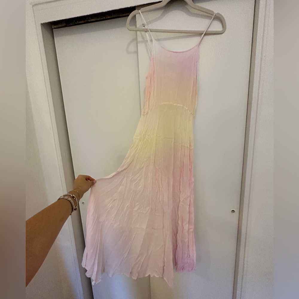 Loveshackfancy hand dyed slip dress